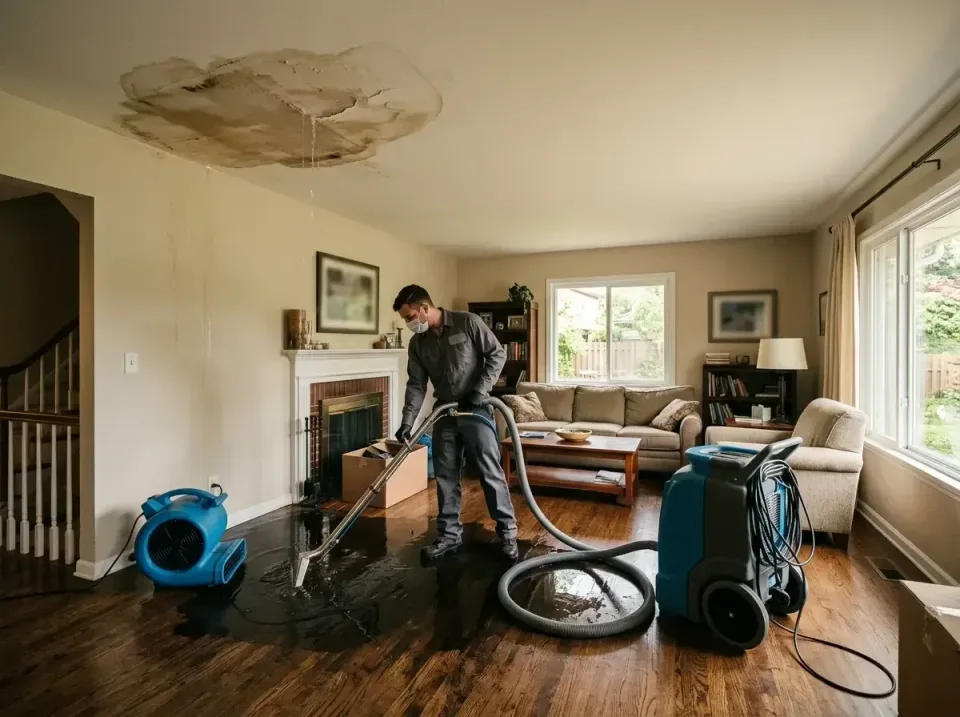 attic-pipe-burst-ceiling-drip-008 — frequently asked questions, Water Damage Restoration & Carpet Care in Orange, OH